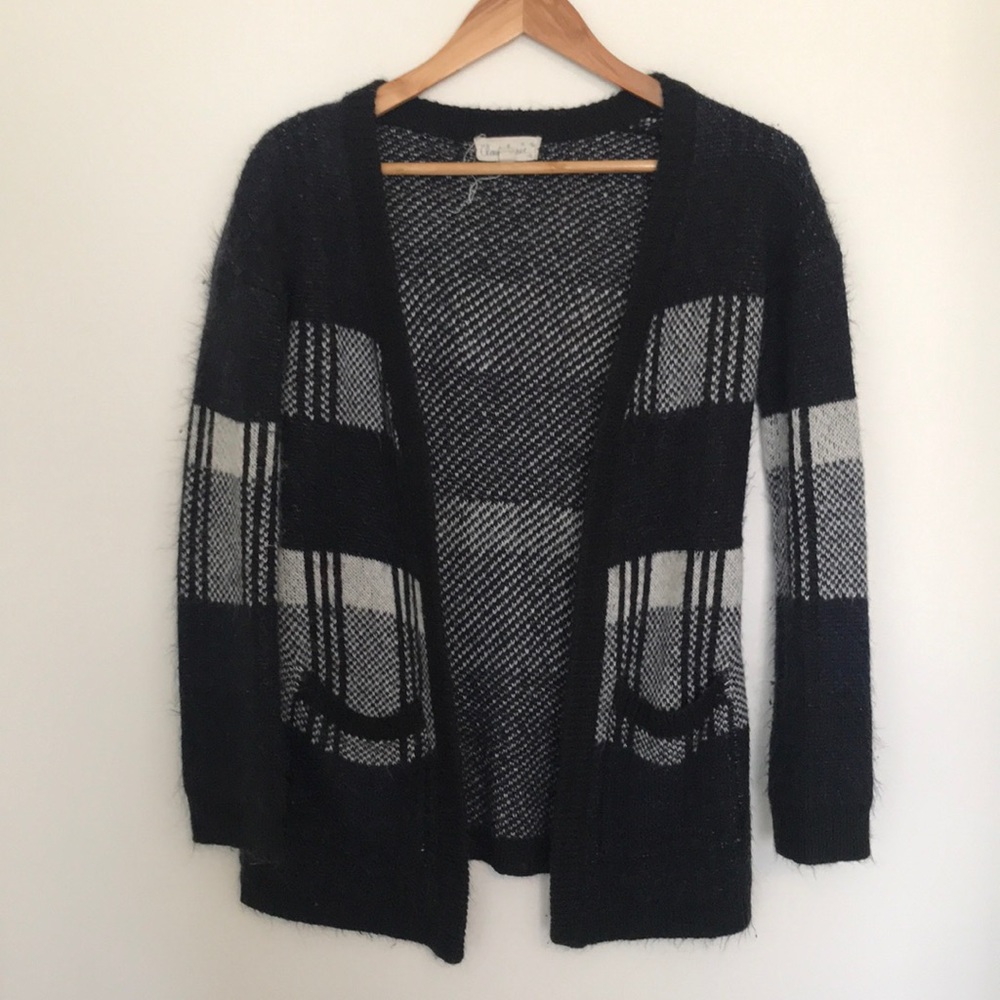 Blacks and white cardigans